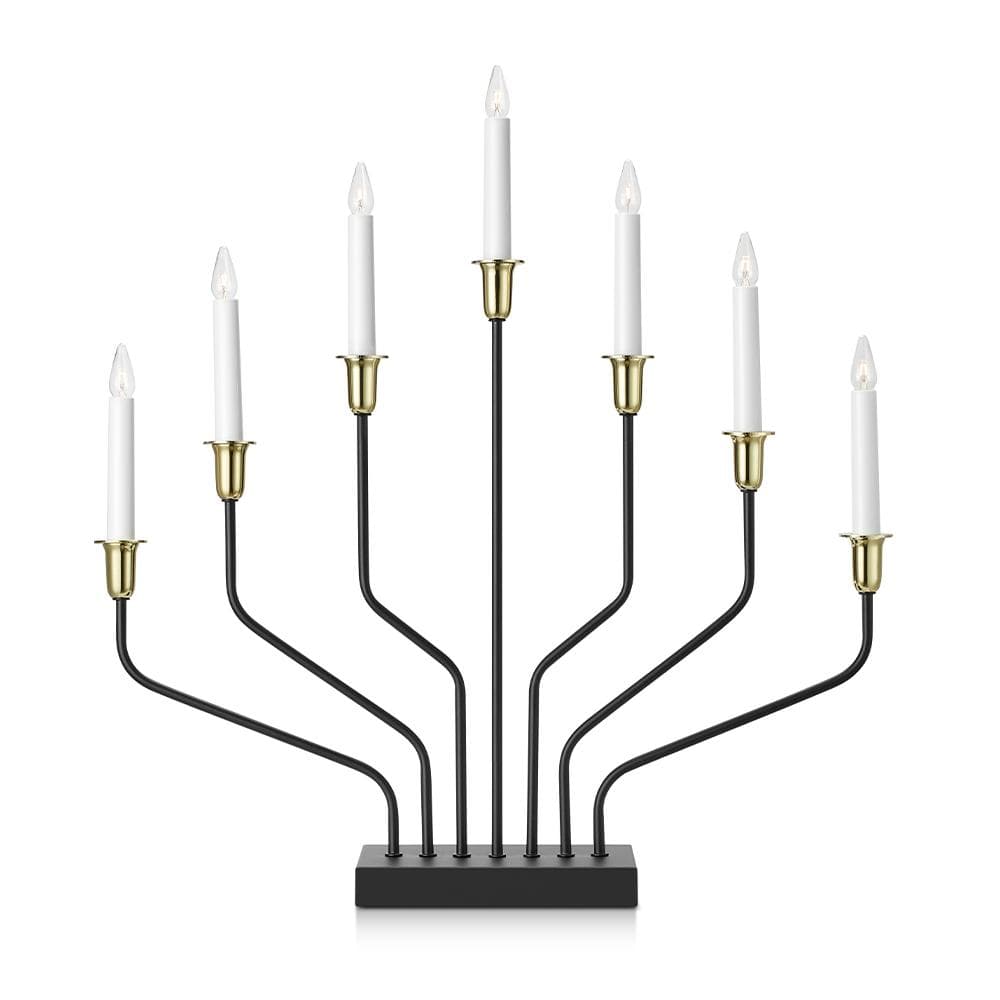 Adventsljusstake Brosa XL Svart/Mässing