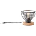 Miniatyrbild 5 av 7: Brilliant Avia bordslampa 20cm svart/trä, metall/trä, 1x A60, , 52 W