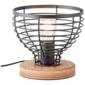 Miniatyrbild 1 av 7: Brilliant Avia bordslampa 20cm svart/trä, metall/trä, 1x A60, , 52 W