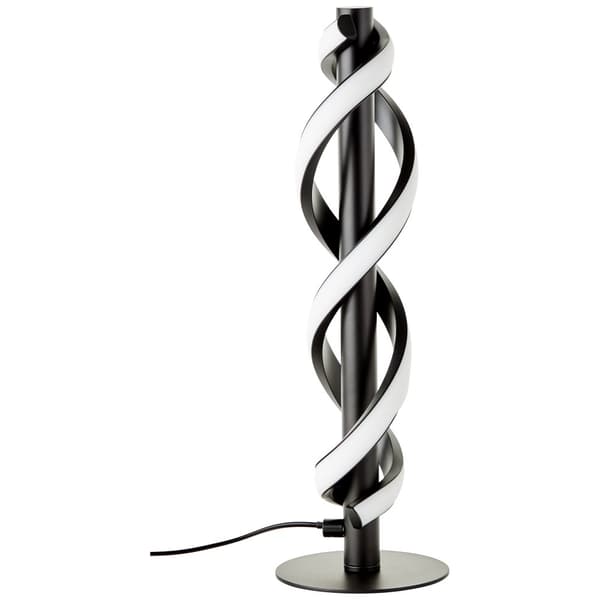 Brilliant Amalie LED pöytävalaisin 38cm musta, metalli/muovi, 1x integroitu LED, 9 W, (valovirta: 1100lm, valon väri: 3000K)