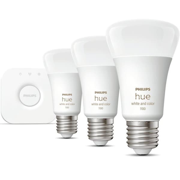 Hue Starter Kit Hvid Farve Ambiance 3xE27