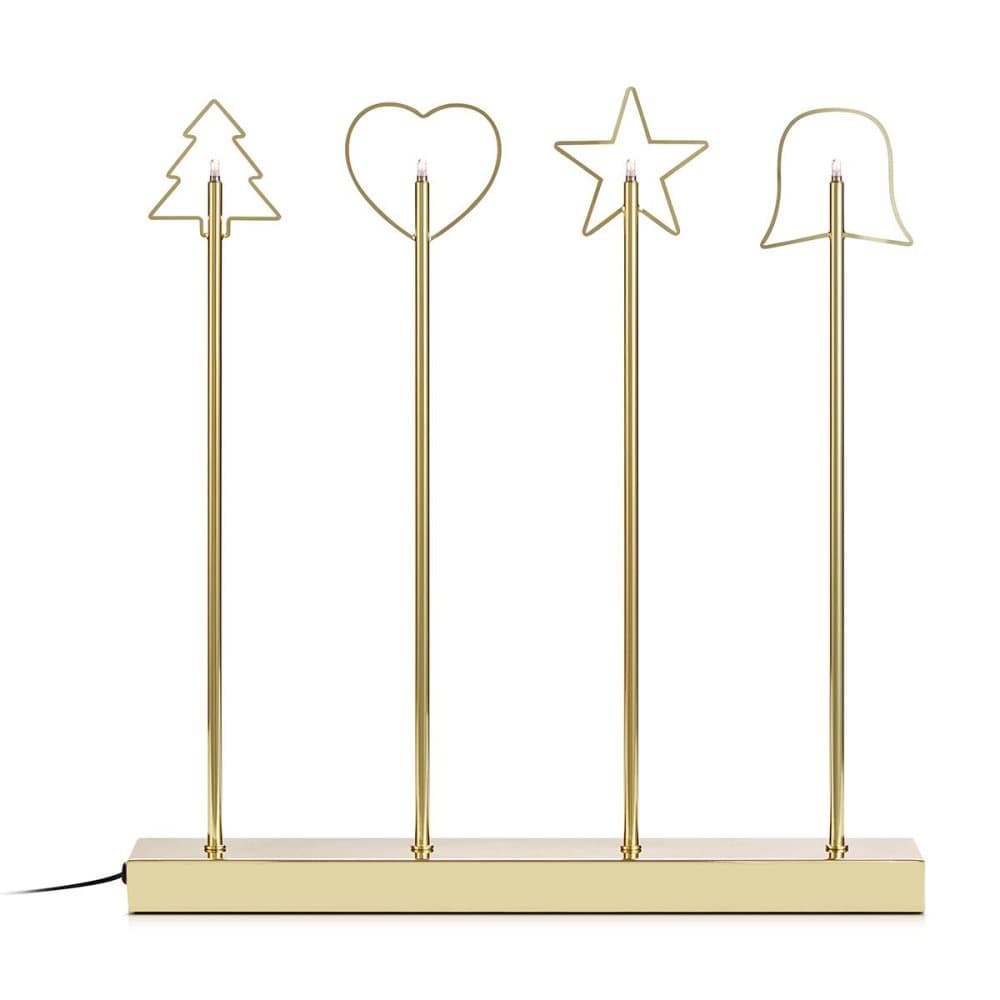 Adventsljusstake Ginger Mässing