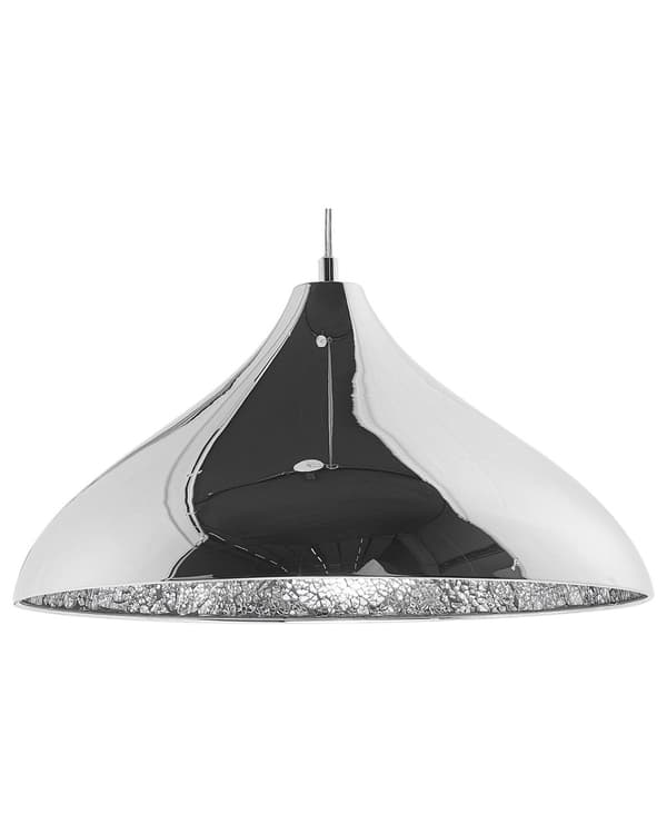 Pendellampe Sølv Sprukket glassmosaikk Blank finish Moderne design Stemningsfull belysning Taklampe