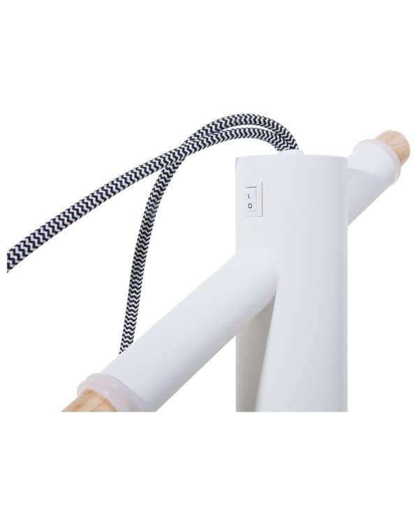 Gulvlampe hvit med gullmetall 125 cm Justerbare runde spotlights Moderne design