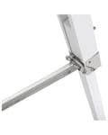 Miniatyrbilde 6 av 9: Gulvlampe Hvit Metall 143 cm Spotlight Sylindrisk Skjerm Stativ Industriell Design