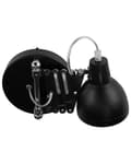 Miniatyrbilde 6 av 9: Vegglampe Svart Metall Justerbar Svingarm Industriell