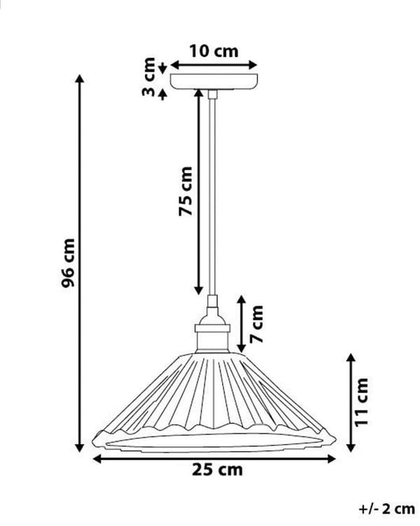 Pendel Hengende Lampe Svart Messing Metall Rund 1 Lys Klassisk