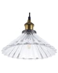 Miniatyrbilde 4 av 8: Pendel Hengende Lampe Svart Messing Metall Rund 1 Lys Klassisk