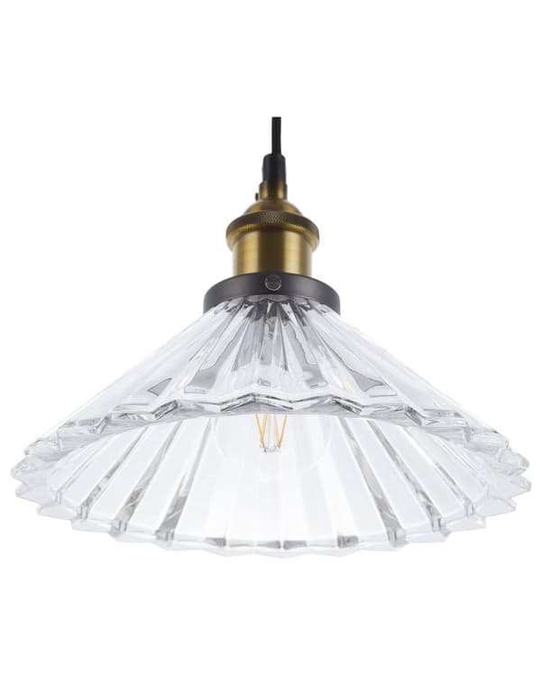 Pendel Hengende Lampe Svart Messing Metall Rund 1 Lys Klassisk