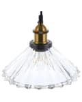 Miniatyrbilde 5 av 8: Pendel Hengende Lampe Svart Messing Metall Rund 1 Lys Klassisk