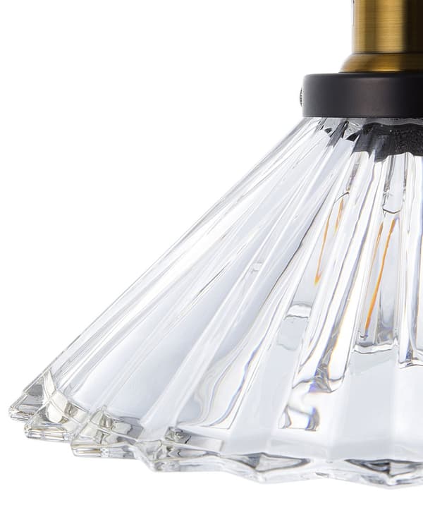 Pendel Hengende Lampe Svart Messing Metall Rund 1 Lys Klassisk