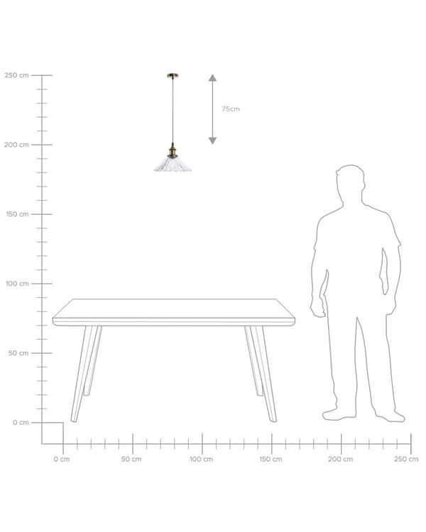Pendel Hengende Lampe Svart Messing Metall Rund 1 Lys Klassisk