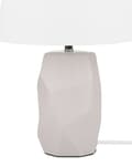 Miniatyrbilde 8 av 11: Bordlampe Rosa keramisk base Hvit lampeskjerm Nattbordslampe Belysning Dekorativ Moderne Soverom Stue