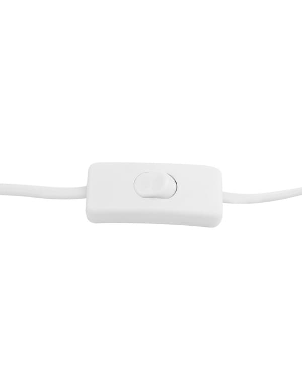 Bordlampe Rosa keramisk base Hvit lampeskjerm Nattbordslampe Belysning Dekorativ Moderne Soverom Stue