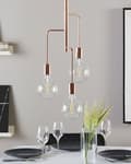 Miniatyrbilde 4 av 8: Taklampe 3-Lamper Industriell Loftstil Kobbefarge