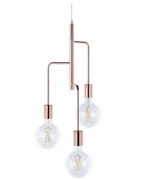 Taklampe 3-Lamper Industriell Loftstil Kobbefarge