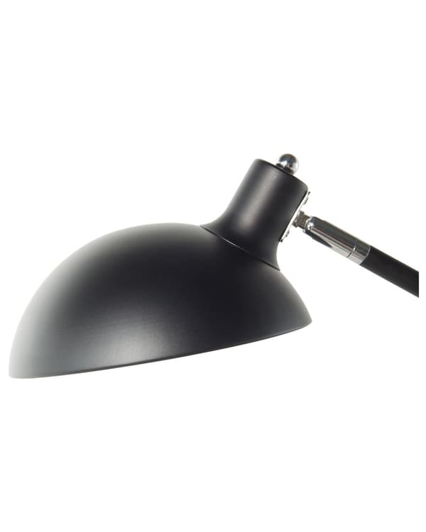 Skrivebordslampe Svart Metall H 80 cm Justerbar arm Klassisk design Bordlampe Belysning Kontor