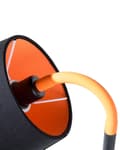 Miniatyrbilde 8 av 11: Bordlampe svart med oransje metall 42H cm stativfot Moderne designer nattlampe