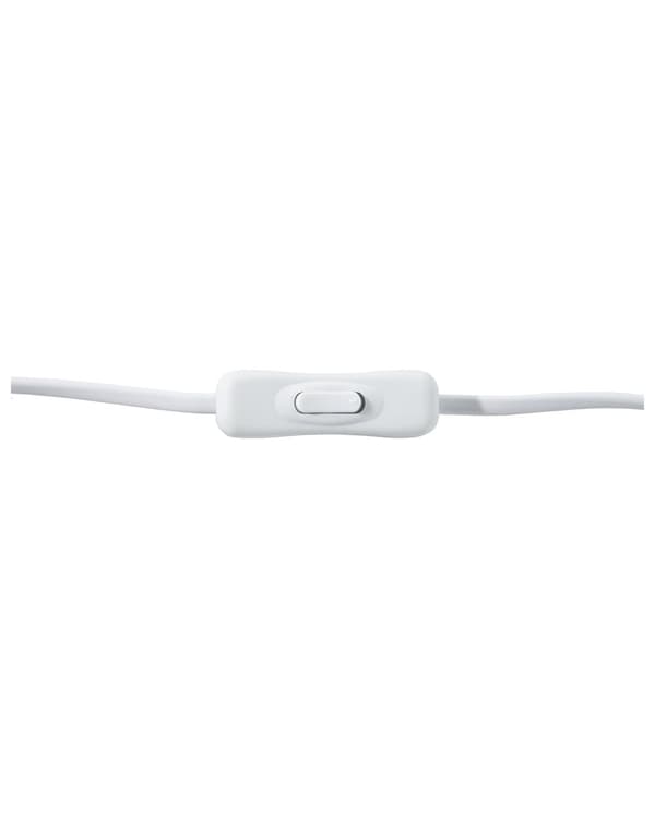 Skrivebordslampe Hvit Metall H 80 cm Justerbar arm Klassisk design Bordlampe Belysning Kontor