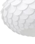 Miniatyrbilde 6 av 10: Pendel Hengelampe Hvit Plast Furu Skjerm Hengende Taklampe