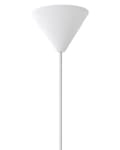 Miniatyrbilde 9 av 10: Pendel Hengelampe Hvit Plast Furu Skjerm Hengende Taklampe