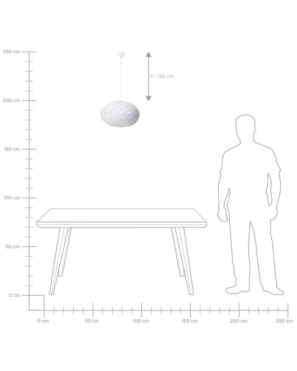 Pendel Hengelampe Hvit Plast Furu Skjerm Hengende Taklampe