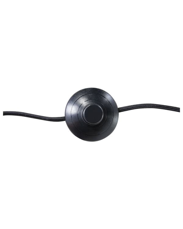 Gulvlampe Svart med Gullmetall 165 cm Stativfot Justerbar Åpen Skjerm Industriell Design