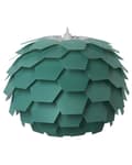 Miniatyrbilde 1 av 9: Pendellampe Grønn Kuleformet Skjerm Furukongler Plast Taklampe