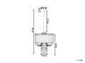 Miniatyrbilde 3 av 9: Pendellampe Transparent Metall Akrylglass 83 cm Dekorativ Lysekrone Glans Finish Glam