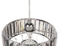 Miniatyrbilde 6 av 9: Pendellampe Transparent Metall Akrylglass 83 cm Dekorativ Lysekrone Glans Finish Glam
