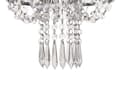 Miniatyrbilde 7 av 9: Pendellampe Transparent Metall Akrylglass 83 cm Dekorativ Lysekrone Glans Finish Glam