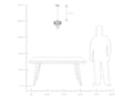Miniatyrbilde 9 av 9: Pendellampe Transparent Metall Akrylglass 83 cm Dekorativ Lysekrone Glans Finish Glam