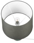 Miniatyrbilde 6 av 10: Bordlampe Grønn Keramikk 57 cm Lampeskjerm i stoff Lampefot med riflet struktur Moderne design Belysning Nattlampe