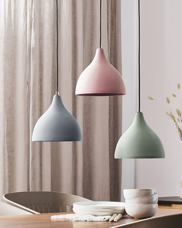 Taklampe Grå Betong Taklampe i skandinavisk stil