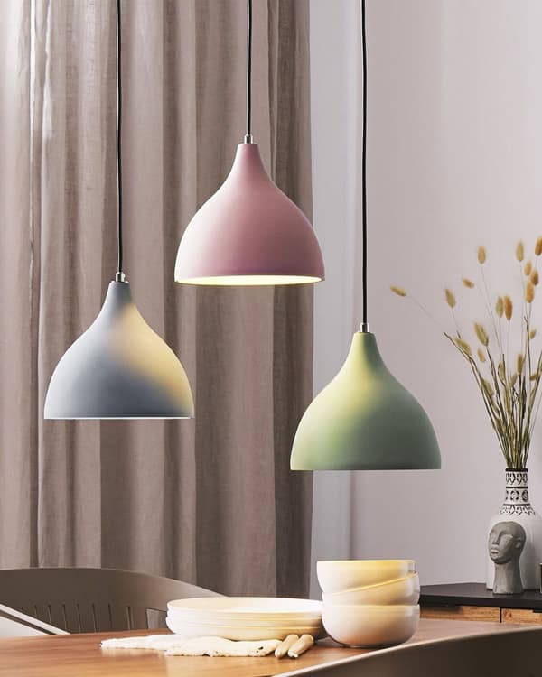 Taklampe Grå Betong Taklampe i skandinavisk stil