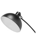 Miniatyrbilde 5 av 11: Gulvlampe Svart Metall 155 cm Justerbar lampeskjerm Halvrund form Dekorativ Innredning Moderne design
