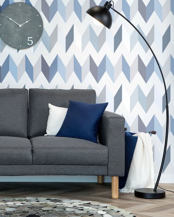 Gulvlampe Svart Metall 155 cm Justerbar lampeskjerm Halvrund form Dekorativ Innredning Moderne design