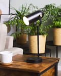 Miniatyrbilde 4 av 8: Skrivebordslampe i Svart Metall 48 cm Justérbar Spotlight-skjerm Industriell Hjemmekontor