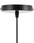 Miniatyrbilde 7 av 8: Pendellampe i svart metallnett Vintage Industriell Design Taklampe