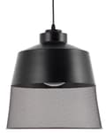 Miniatyrbilde 1 av 8: Pendellampe i svart metallnett Vintage Industriell Design Taklampe