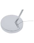 Miniatyrbilde 10 av 11: Gulvlampe Sølv Metall 155 cm Justerbar lampeskjerm Halvrund form Dekorativ Innredning Moderne design