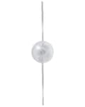 Miniatyrbilde 11 av 11: Gulvlampe Sølv Metall 155 cm Justerbar lampeskjerm Halvrund form Dekorativ Innredning Moderne design