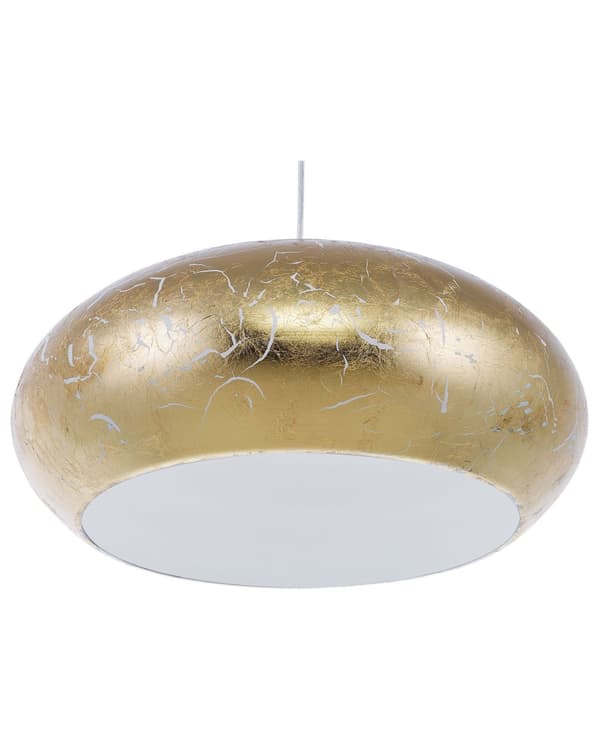 Taklampe Gull Metall Vintage Taklampe