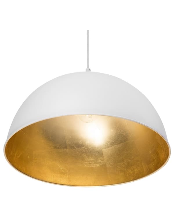 Pendellampe Hvit Gull Metall 1 lys Stemningsfull belysning Industriell stil Moderne Stue Spisestue Soverom