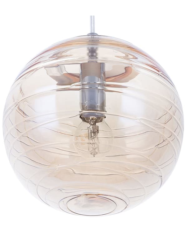 Pendellampe Tonet glass gull Moderne globe taklampe