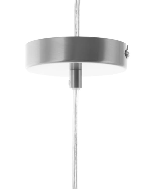 Pendellampe i gullfarget glass Moderne industriell taklampe