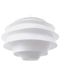 Miniatyrbilde 1 av 7: Pendel Hvit Plast Globe Form Dekorativ Moderne
