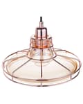 Miniatyrbilde 4 av 8: Pendellampe Kobber Glass 26 x 117 x 26 cm Burlignende form Industriell og vintage stil Belysning Taklampe