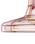 Miniatyrbilde 6 av 8: Pendellampe Kobber Glass 26 x 117 x 26 cm Burlignende form Industriell og vintage stil Belysning Taklampe