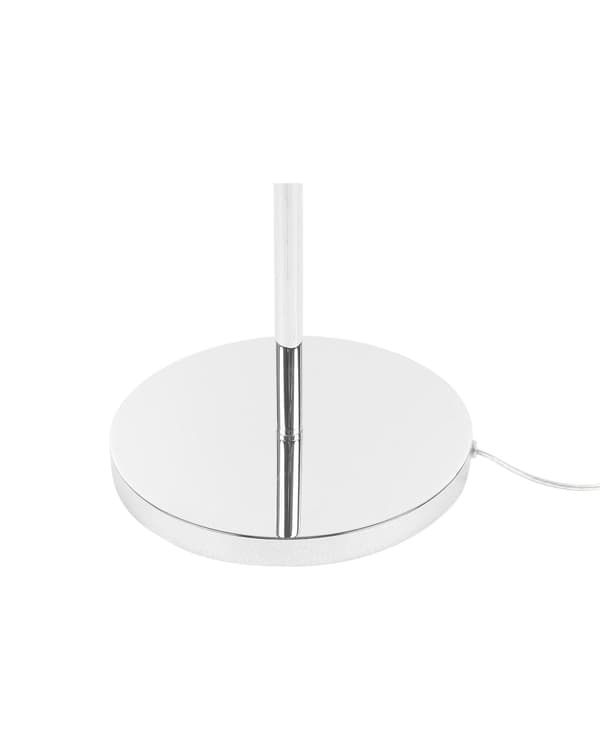 Gulvlampe Lys Treskjerm med sølvsokkel MDF og metall 153 cm Stående lys